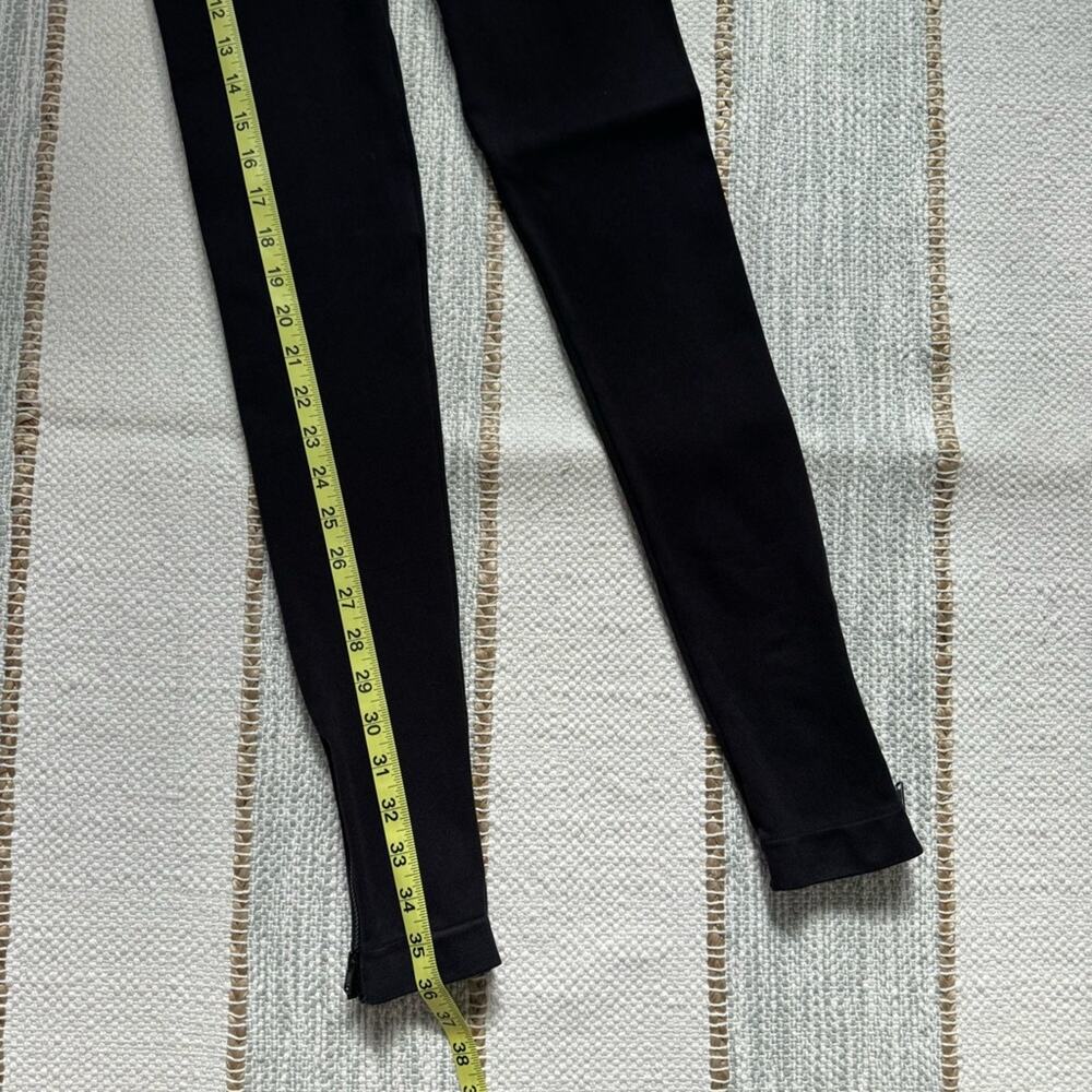 Spanx Seamless Side Zip High Rise Leggings in Very Black Women’s Size Medium - Picture 4 of 9